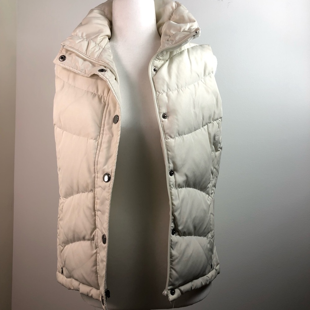 Fluffy Vest Cream Size S